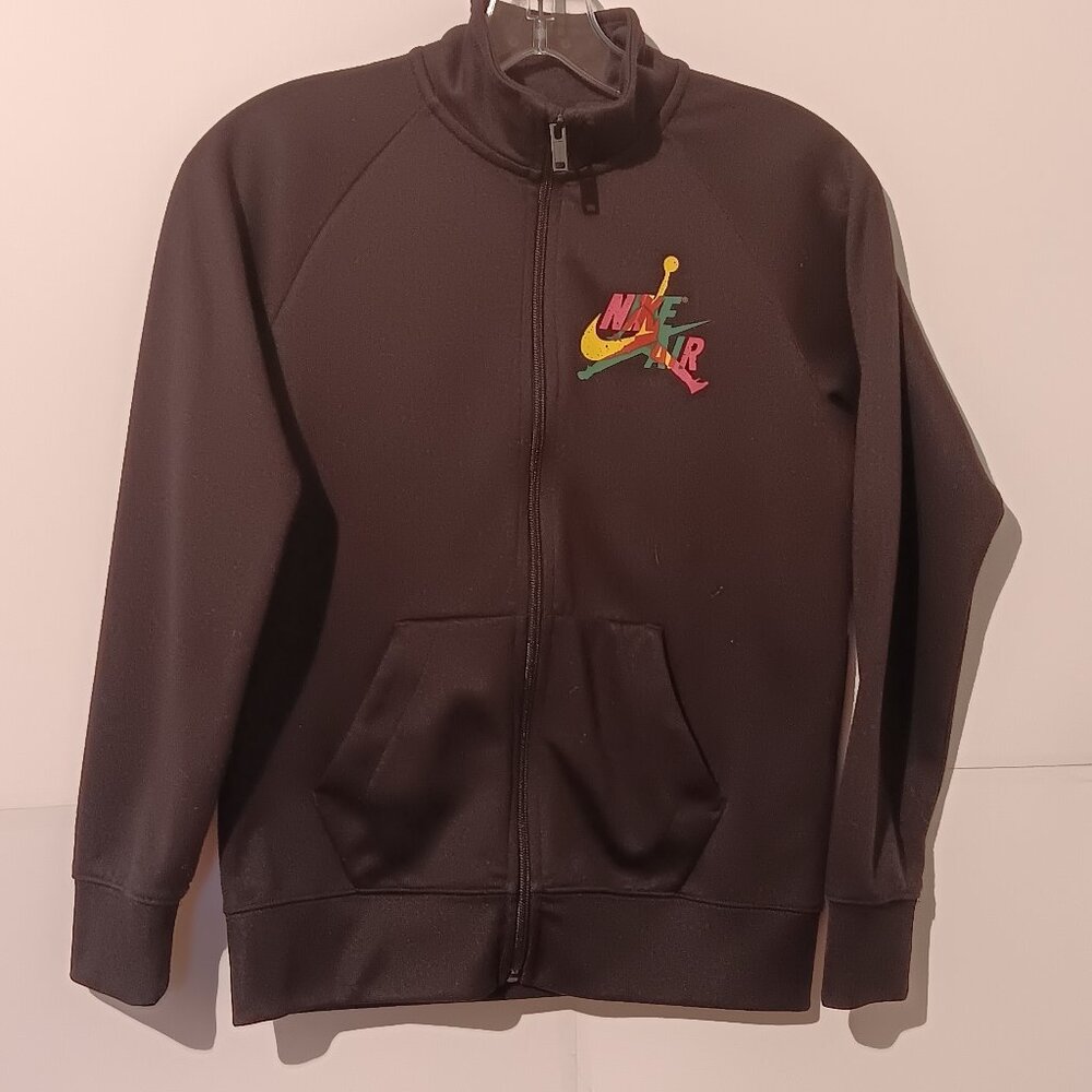 Jordan Boys' Jumpman Classics Logo Nike Air Zippered Sweater Size M (10-12)
